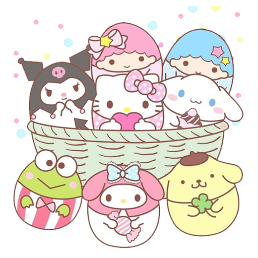 Kuromi with Friends Coloring Pages